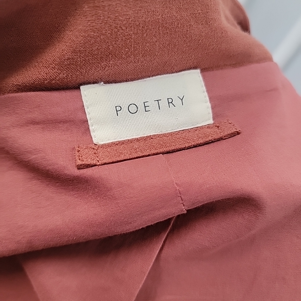 Poetry Clay Linen Blend Jacket - Picture 5 of 5